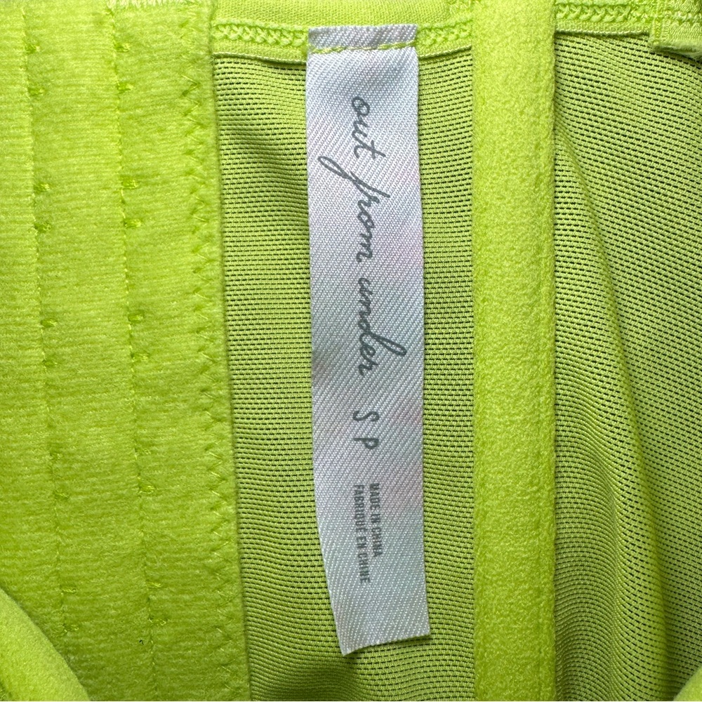 Out From Under Lime Green Lace Corset Top by Urban - Picture 5 of 9